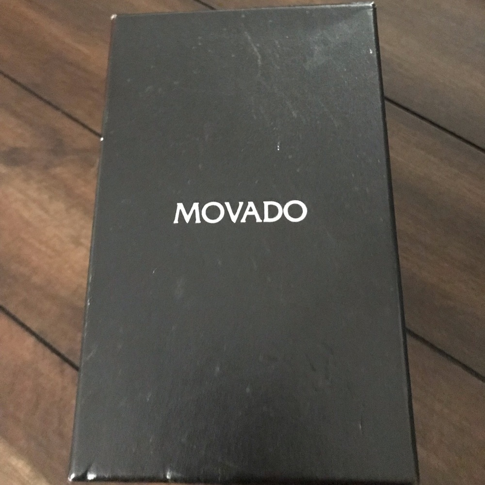 Light blue Movado watch
